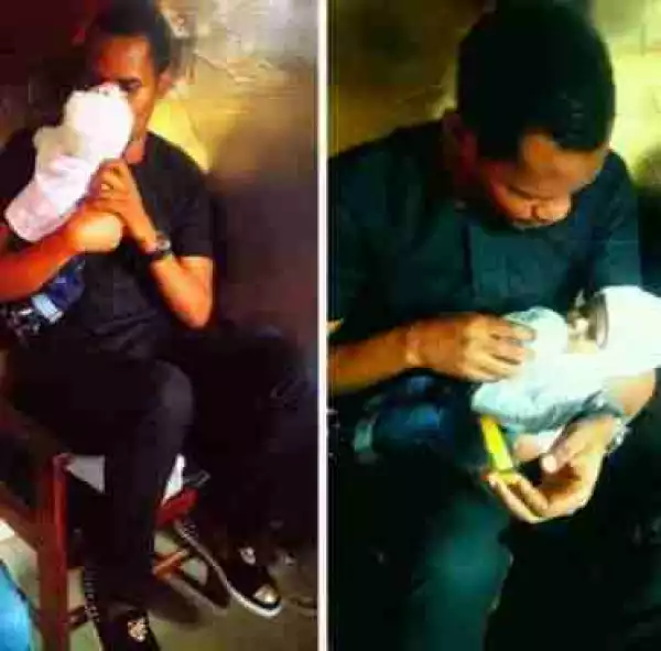 Embattled Film-Maker, Seun Egbegbe Pictured With His Daughter For The First Time